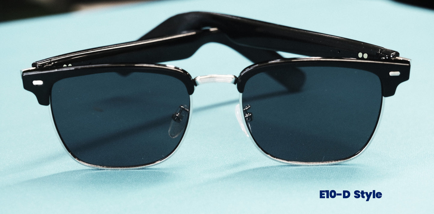 Patrice Bluetooth Glasses - E10-D | Metal Rim Shade
