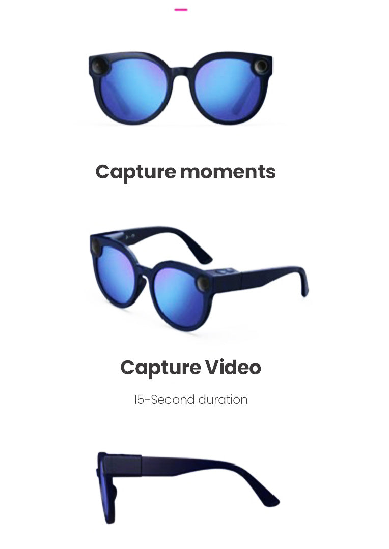 Bluetooth Smart Glasses with Video Camera